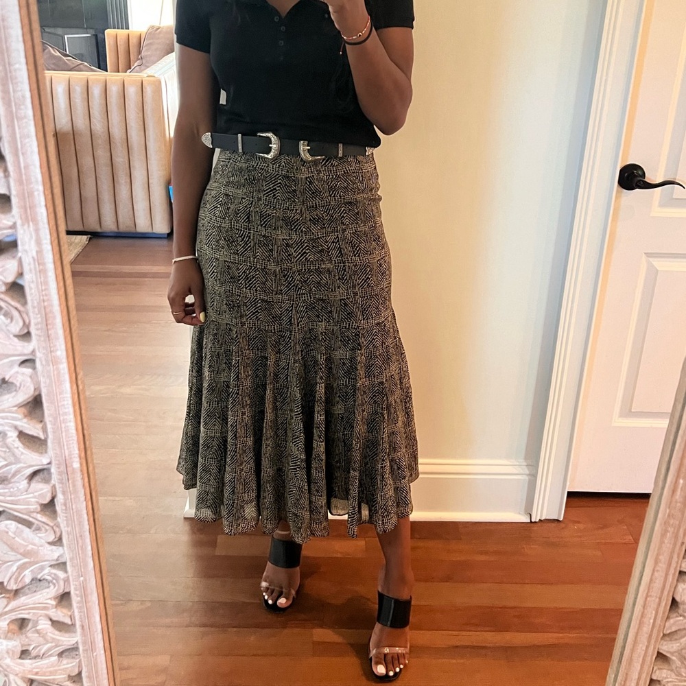100% silk skirt